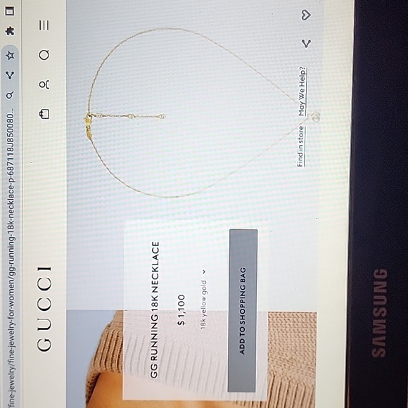 Authentic Gucci Necklace - Picture 3 of 3